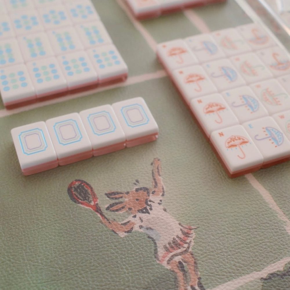 Clover rules edition mahjong mat
